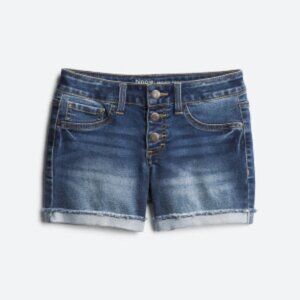 Stitch Fix  HIPPIE GIRL Hildie Knit Denim Cuff Short  14 | Indigo